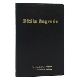 Bíblia Sagrada Slim | ARC | Capa Luxo Preta