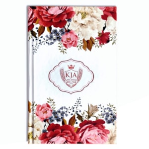 Bíblia Sagrada Slim Arranjo Flores | KJA | Letra Normal | Capa Dura