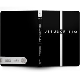Segunda imagem do produto Bíblia Sagrada Slim Cruz Jesus Cristo | NVT | Letra Maior | Capa Flexível