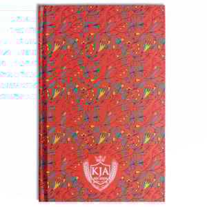 Bíblia Sagrada Slim Floral Salmão | KJA | Letra Normal | Capa Dura