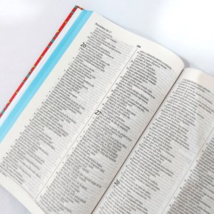 Bíblia Sagrada Slim Floral Salmão | NVI | Letra Normal | Capa Dura