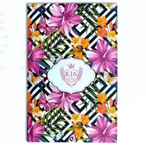 Bíblia Sagrada Slim Flores Hibisco | KJA | Letra Normal | Capa Dura