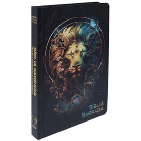 Bíblia Sagrada Slim | Harpa e Corinhos | ARC | Letra Normal | Capa Dura Leão Dourado