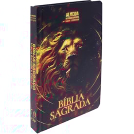 Bíblia Sagrada Slim | Harpa e Corinhos | ARC | Letra Normal | Capa Dura Leão Épico