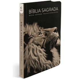 Bíblia Sagrada Slim Lion Head | NVT | Letra Maior | Capa Flexível