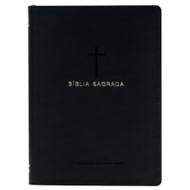 Segunda imagem do produto Bíblia Sagrada Slim | NAA | Luxo Cruz Preta