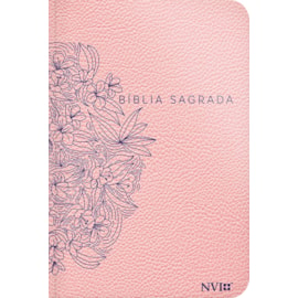 Bíblia Sagrada Slim | NVI | Letra Maior | Capa Luxo Nude