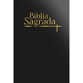 Bíblia Sagrada Slim | NVI | Letra Maior | Capa Luxo Preta