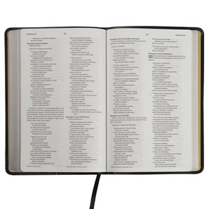 Bíblia Sagrada Slim | NVI | Letra Normal | Capa Luxo Preto
