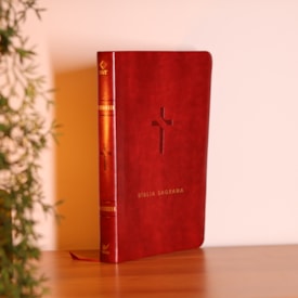 Segunda imagem do produto Bíblia Sagrada Slim | NVT | Vinho