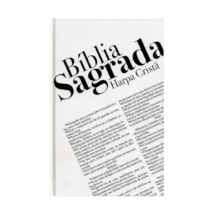 Bíblia Sagrada Texto | ARC | Harpa Cristã | Capa Dura