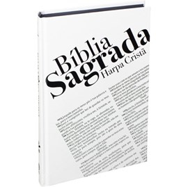 Bíblia Sagrada Texto | ARC | Harpa Cristã | Capa Dura