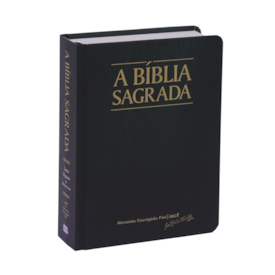Segunda imagem do produto Bíblia Sagrada Tradicional Preta | ACF | Letra Grande | Capa Dura