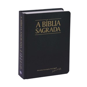 Bíblia Sagrada Tradicional Preta | ACF | Letra Grande | Capa Dura