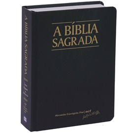 Bíblia Sagrada Tradicional Preta | ACF | Letra Grande | Capa Dura