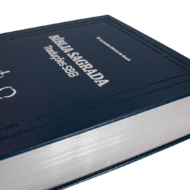 Segunda imagem do produto Bíblia Sagrada Traduções SBB | TB | ARC | ARA | NAA | NTLH | Letra Normal | Capa Dura Azul