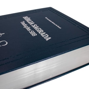 Segunda imagem do produto Bíblia Sagrada Traduções SBB | TB | ARC | ARA | NAA | NTLH | Letra Normal | Capa Dura Azul