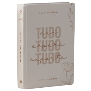 Bíblia Sagrada Tudo Crê | NVT | Letra Grande | Capa Dura