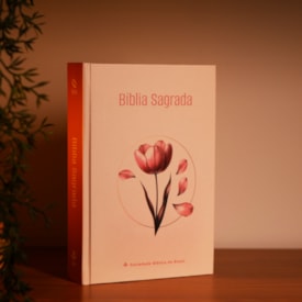 Segunda imagem do produto Bíblia Sagrada Tulipa | NAA | Capa Dura Rosa
