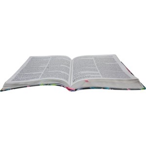 Bíblia Sagrada Ultrafina Gigante | NAA | Flores Branca