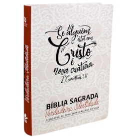 Bíblia Sagrada Verdadeira Identidade | Letra Normal | NAA | Capa Lettering