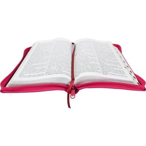 Bíblia Sagrada Vinho | ARC | Letra Gigante | Capa Luxo Zíper