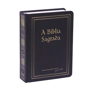 Bíblia Sagrada Vintage Preta | ACF | Letra Gigante | Capa Dura