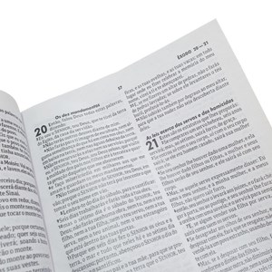 Bíblia Sagrada Vintage Preta | ARC | Letra Normal | Capa Dura