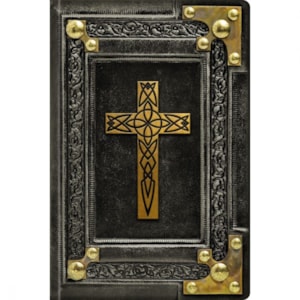 Biblia Sagrada Vintage Preta | NVI | Letra Normal | Capa Dura Soft-Touch