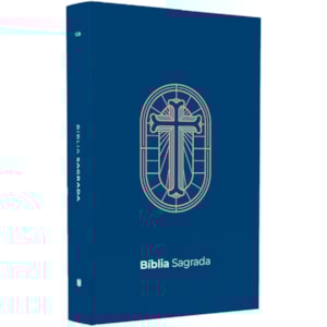 Bíblia Sagrada Vitral Azul | NVI | Letra Grande | Capa Dura