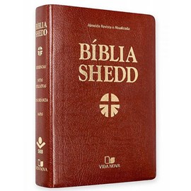 Bíblia Shedd | ARA | Letra Normal | Capa Corvetex Marrom