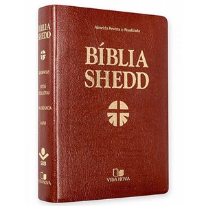 Bíblia Shedd | ARA | Letra Normal | Capa Corvetex Marrom