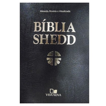 Bíblia Shedd | ARA | Letra Normal | Capa Corvetex Preto