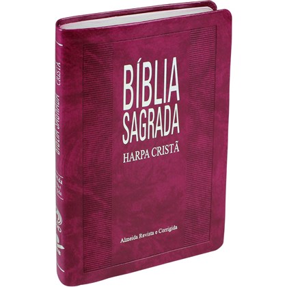 Bíblia Slim com Harpa Cristã | Letra Normal | ARC | Púrpura Nobre