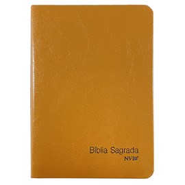 Bíblia Slim Compacta | NVI | Capa Caramelo