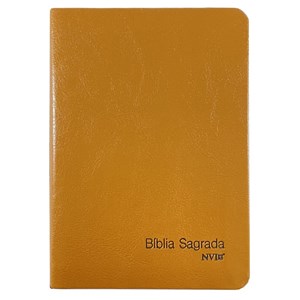 Bíblia Slim Compacta | NVI | Capa Caramelo