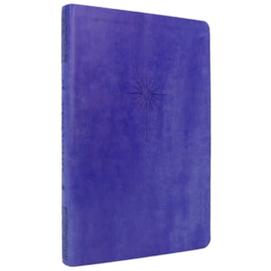 Bíblia Slim Filament | NVT | Letra Grande | Capa Couro Sintético Lilás