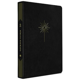 Bíblia Slim Filament | NVT | Letra Grande | Capa Couro Sintético Preto