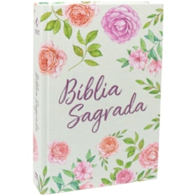 Bíblia Textura Floral | NVT | Letra Normal | Capa Dura