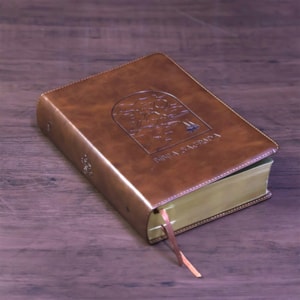 Segunda imagem do produto Bíblia The Purpose Book | A21 | Letra Normal | Espaço Para Anotações | Capa Couro Soft Janela