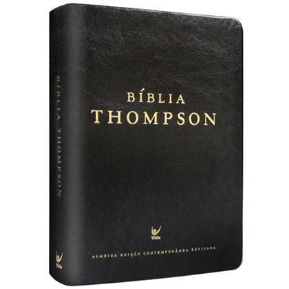 Bíblia Thompson | AEC | Preto Sintético Luxo