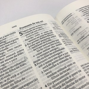 Bíblia Thompson de Estudo | AEC | Letra Grande | Capa Luxo Azul
