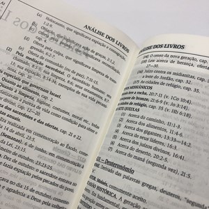 Bíblia Thompson de Estudo | AEC | Letra Grande | Capa Luxo Azul