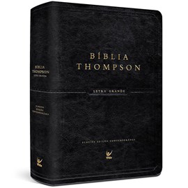 Bíblia Thompson | Letra Grande | Capa Luxo Preta C/ índice