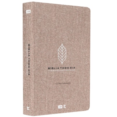 Bíblia Todo Dia Cinza Tecido | AM | Letra Grande