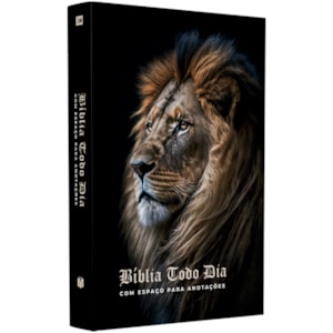 Bíblia Todo Dia com Espaço para Anotações | AM | Letra Normal | Capa Dura Leão Alteza