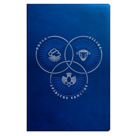 Bíblia Trindade | ARA | Letra Grande | Capa Couro Sintético Azul