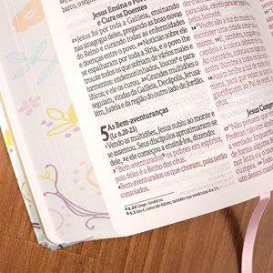 Bíblia Um Tempo Especial com Deus | NVI | Letra Gigante | Capa Passáros Com Relevo