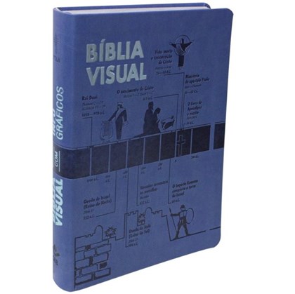 Bíblia Visual Com Infográficos | NTLH | Azul