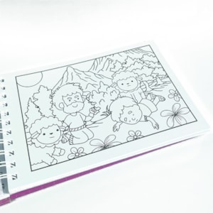 Segunda imagem do produto Biblical and Cute | Livro Para Colorir | Violeta